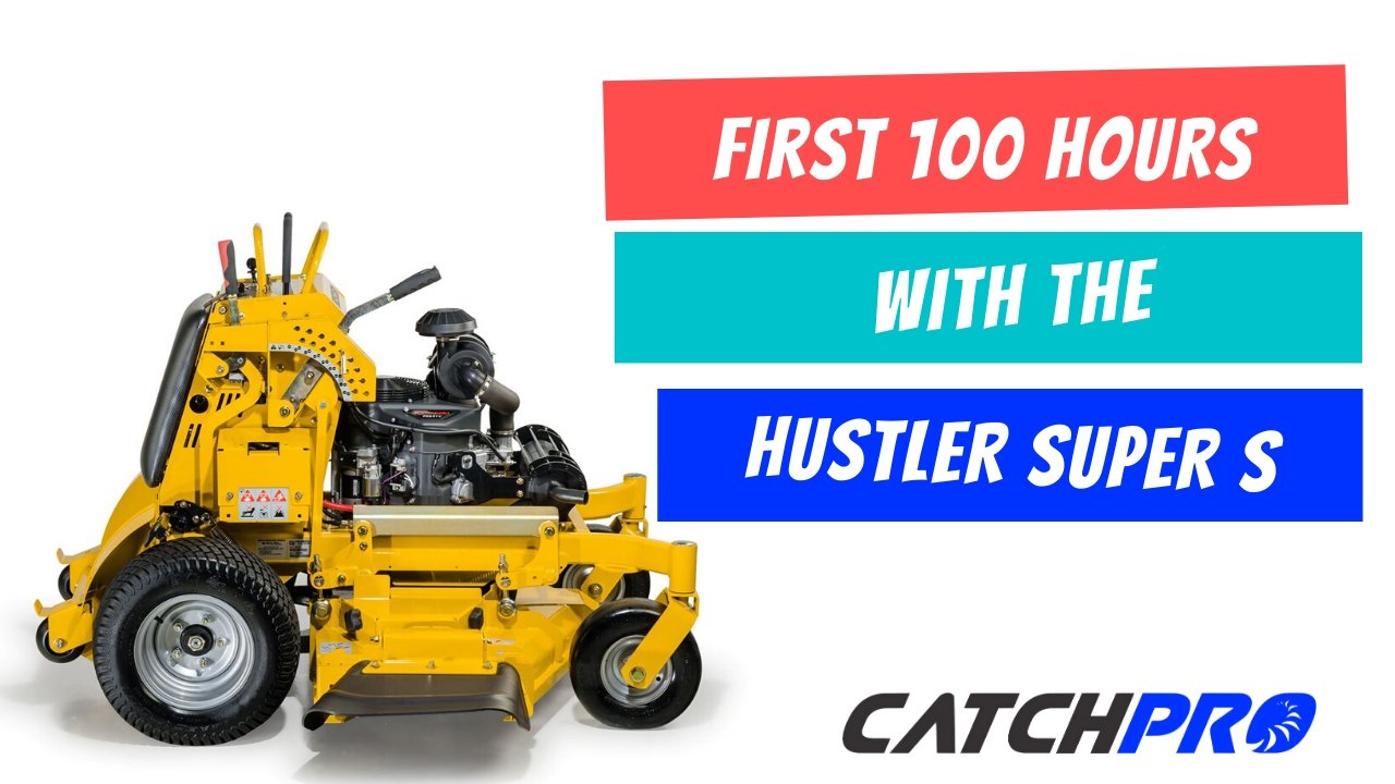 First 100 Hours with the Hustler Super S Stand-on Mower | Catch Pro Australia