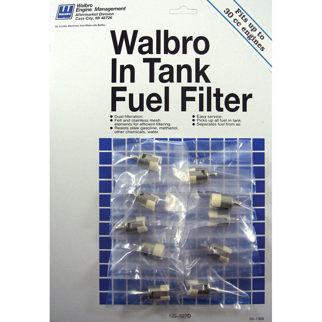 BOXED & CARDED GENUINE WALBRO SMALL IN TANK PICKUP FILTER