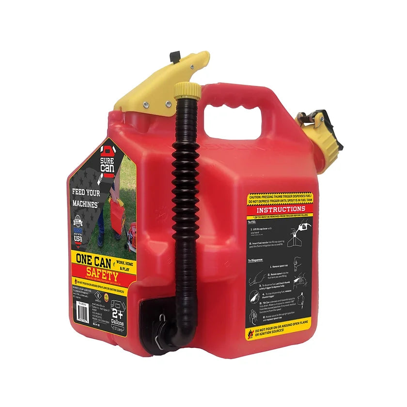SURECAN Safety Fuel Can - 2 & 5 Gallon