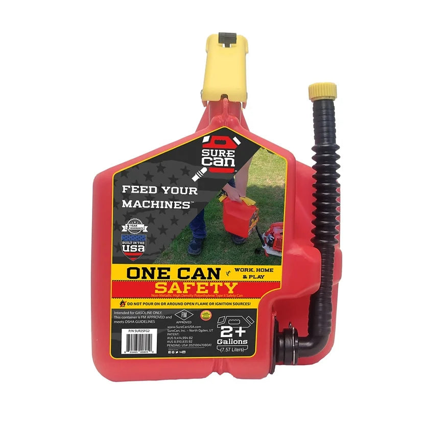 SURECAN Safety Fuel Can - 2 & 5 Gallon