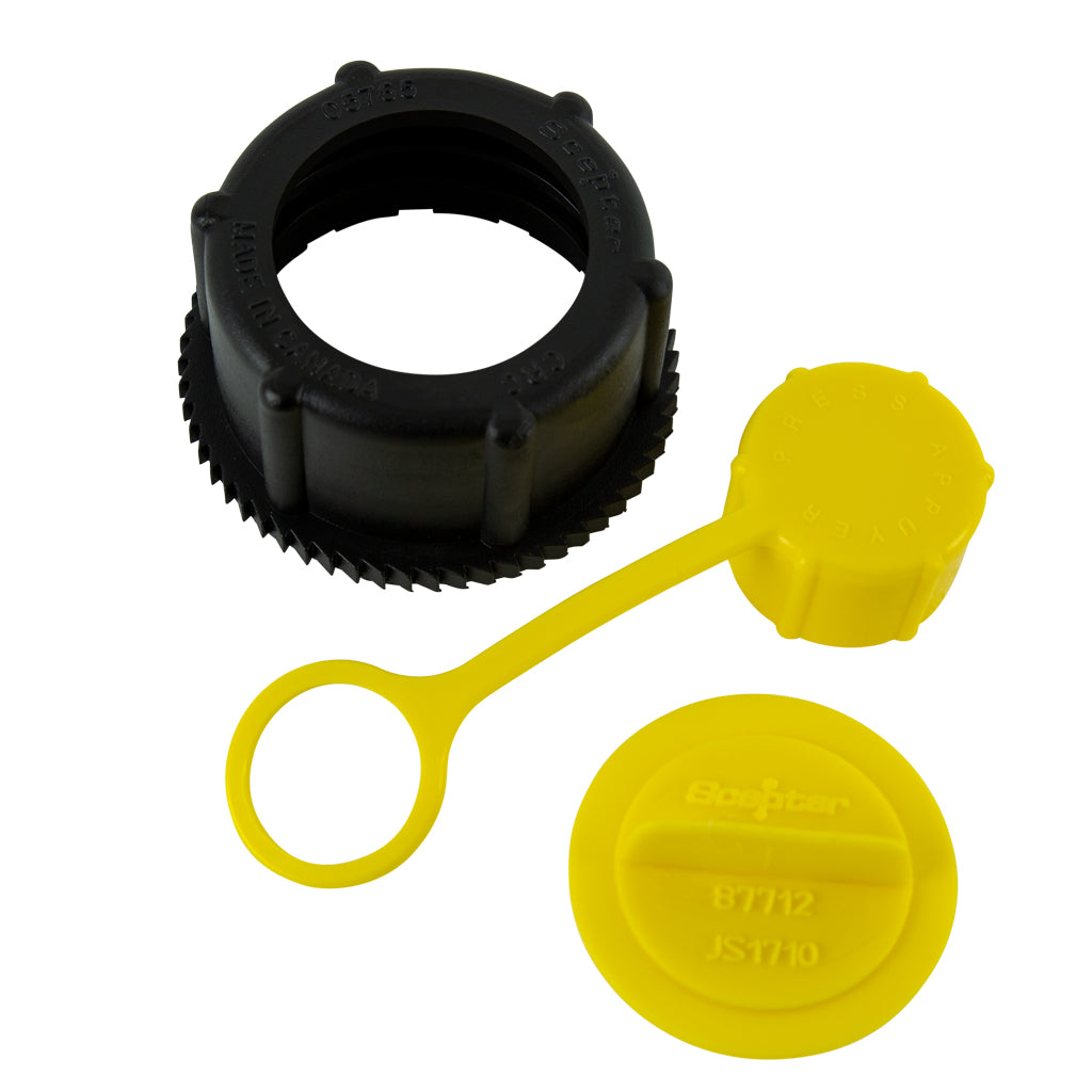SCEPTER CAP KIT INCLUDES SCREW CAP, VENT CAP