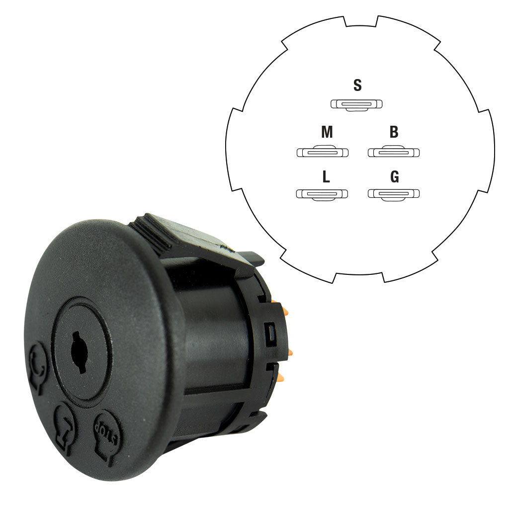 IGNITION SWITCH SUITS SELECTED JOHN DEERE / MTD