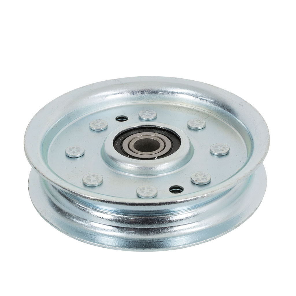 PULLEY FLAT IDLER STEEL W/ FLANGE (A 4-9/16") SUITS