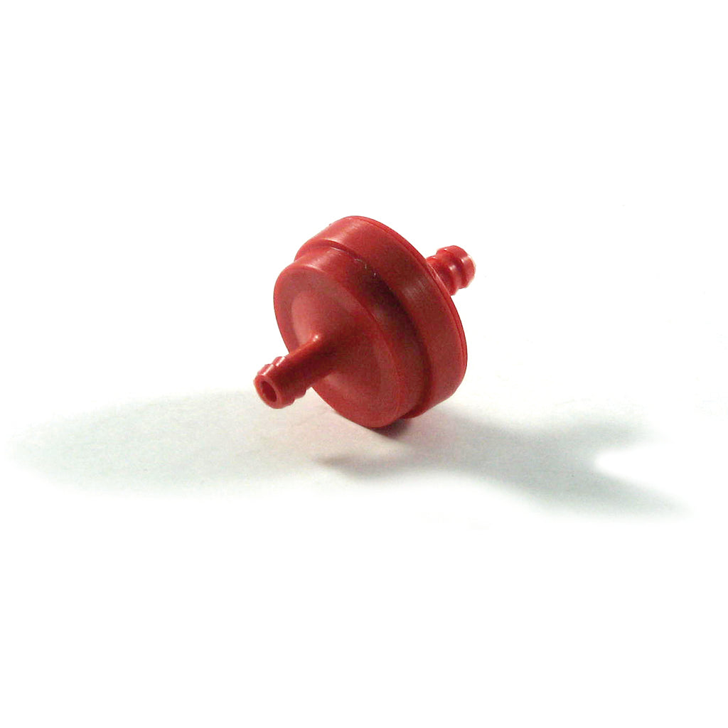 BRIGGS & STRATTON INLINE FUEL FILTER RED FITS 1/4" FUEL LINE