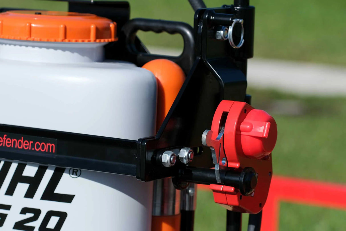 Equipment Defender - Backpack Sprayer Rack