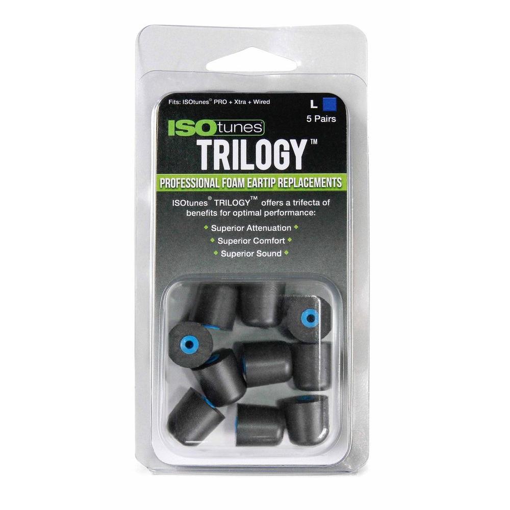 ISOTUNES TRILOGY Foam Replacement Tips 5x