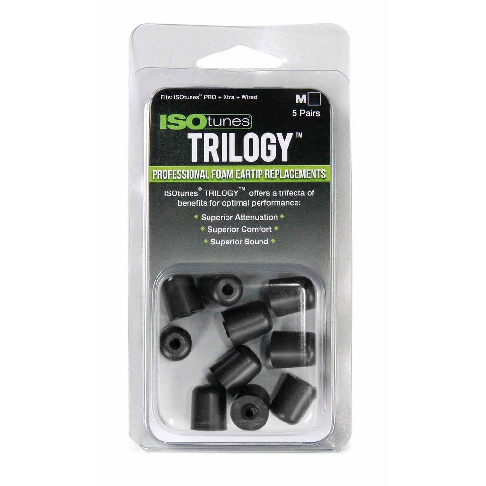 ISOTUNES TRILOGY™ Foam Replacement Tips 5x