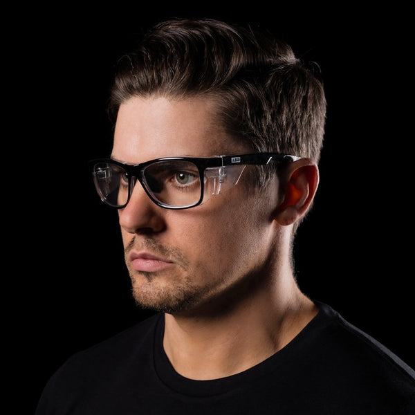 BAD SAFETY SUNGLASSES - CLEAR LENSE