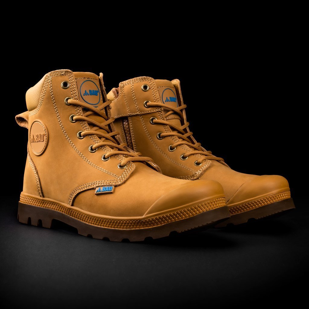 BAD SIGNATURE™ ZIP SIDE SAFETY WORK BOOTS - Catch Pro Australia