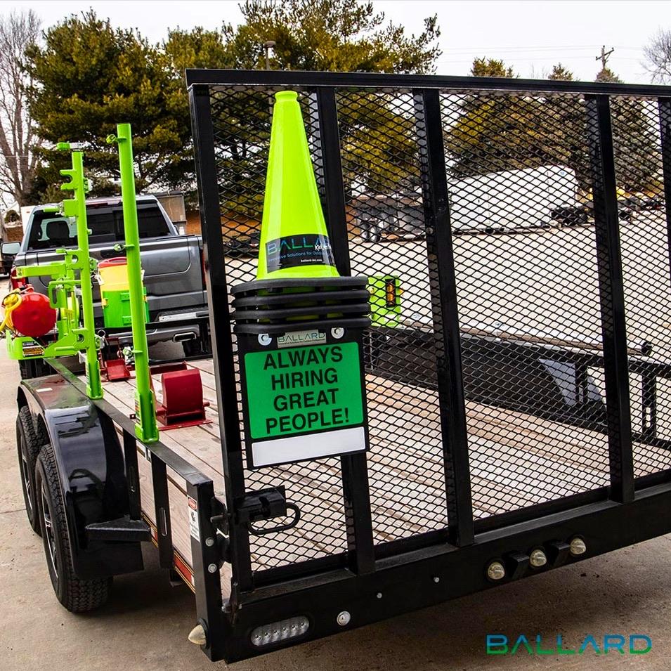 Cone Caddy With Marketing Sign - Catch Pro Australia