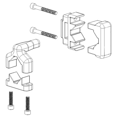 Equipment Defender Trimmer Rack Shaft Brackets - Catch Pro Australia