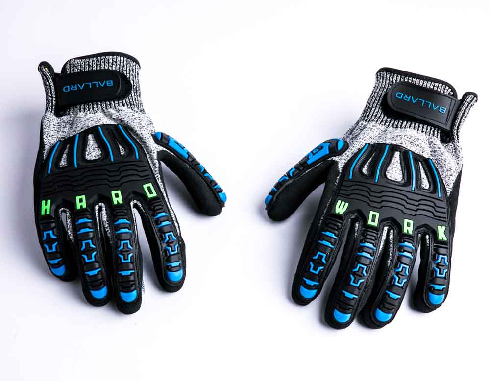 "Hard Work" Gloves - Catch Pro Australia