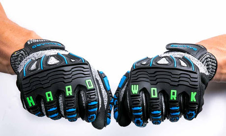 "Hard Work" Gloves - Catch Pro Australia