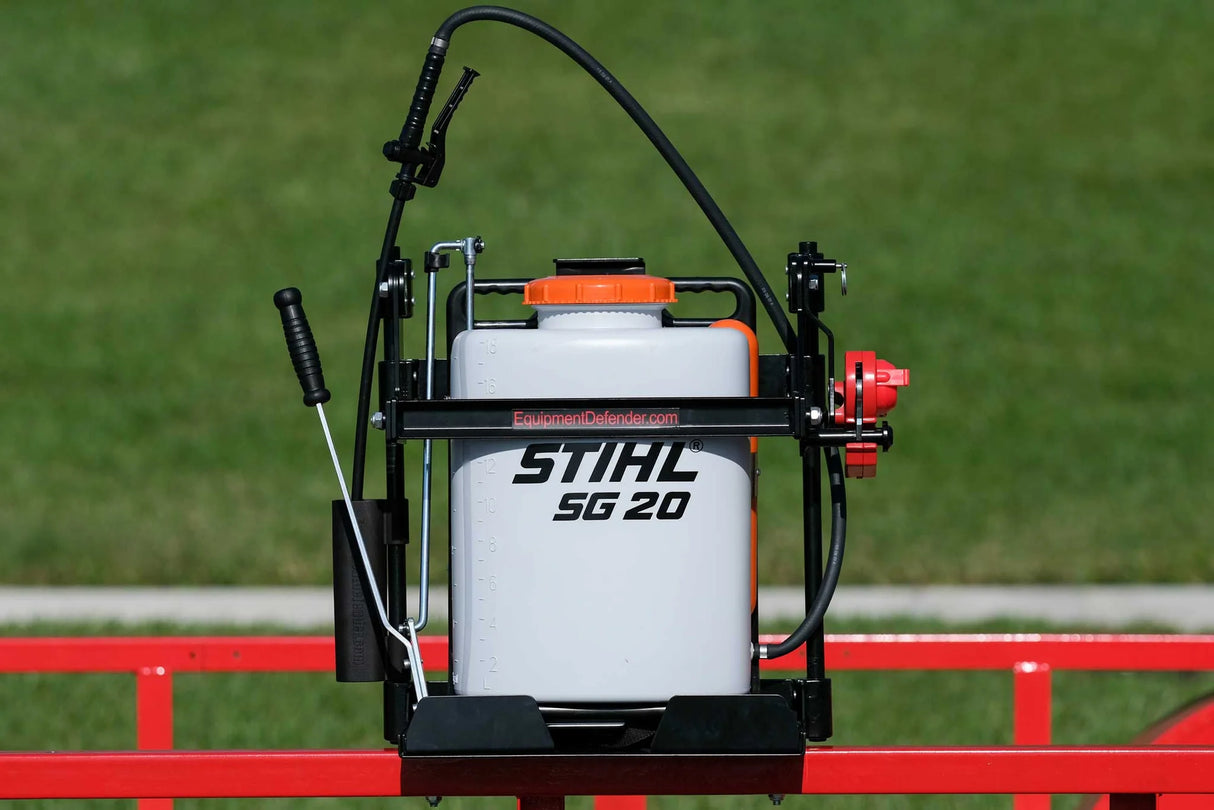 Equipment Defender - Backpack Sprayer Rack