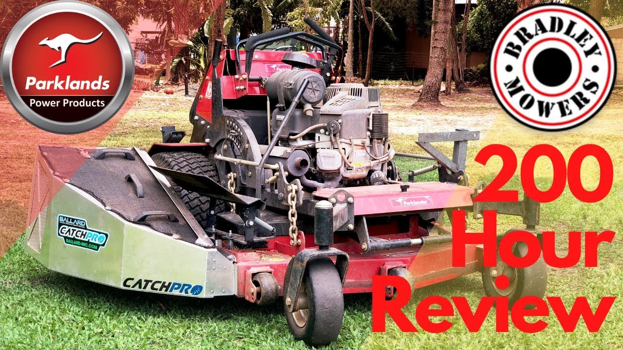 200 Hours with a Bradley Stand-on Mower - The good, the bad, and the ugly | Catch Pro Australia