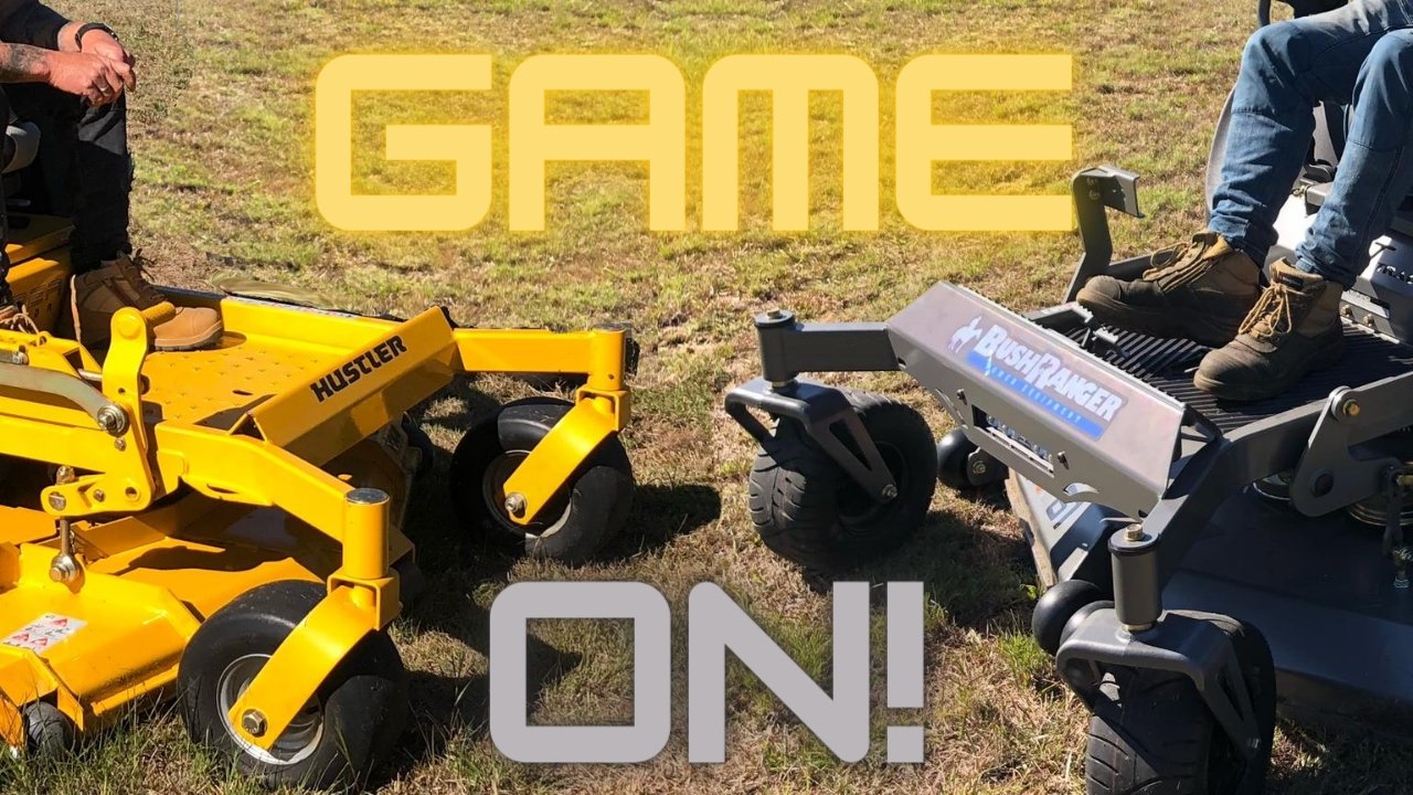 Commercial Mower Showdown! Bushranger Spartan 61" and Hustler Super Z Hyperdrive 60" | Catch Pro Australia