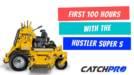 First 100 Hours with the Hustler Super S Stand-on Mower | Catch Pro Australia