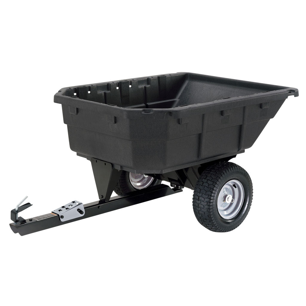 TRAILER POLY SWIVEL DUMP CART 12.5 cu. ft. LEVEL CAPACITY /