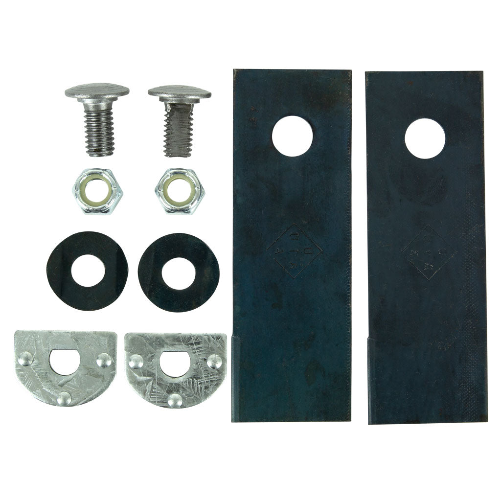 LITTLE BOB 18" STEEL BASE UTE SIDE DISCHRGE BLADE & BOLT SET