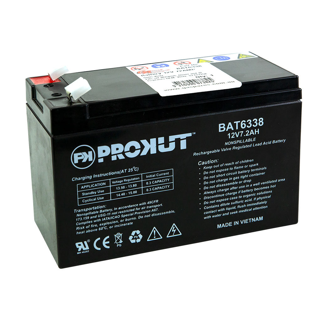 PROKUT BATTERY 12V 7.2AMP