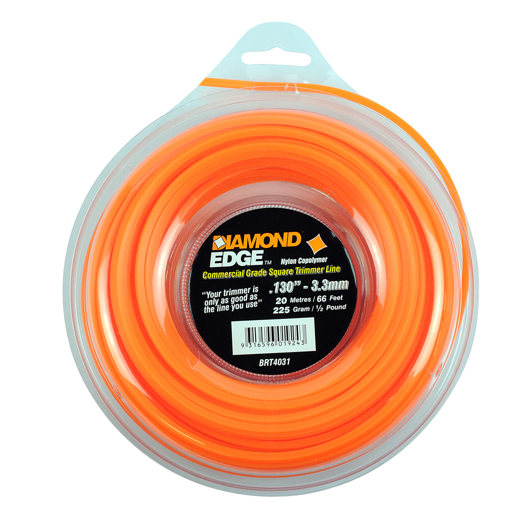 DIAMOND EDGE TRIMMER LINE .130" / 3.30MM DONUT