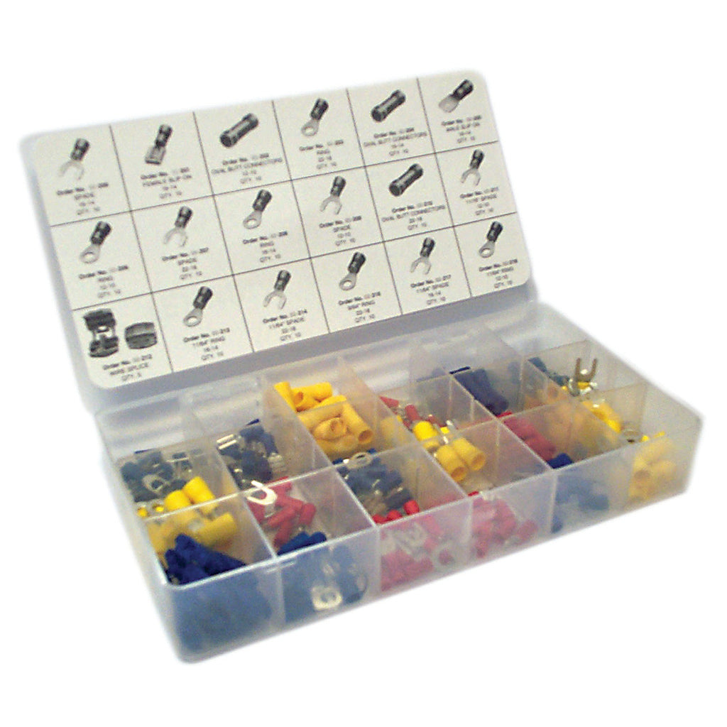 TERMINAL & CONNECTOR ASSORTMENT 175 PIECES