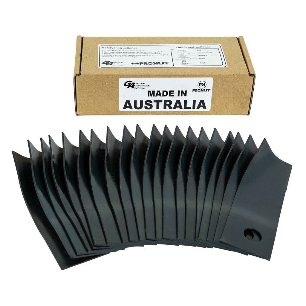 HONDA 4-7/8" STEPPED BLADE 19" CUT PACK OF 10 PAIR