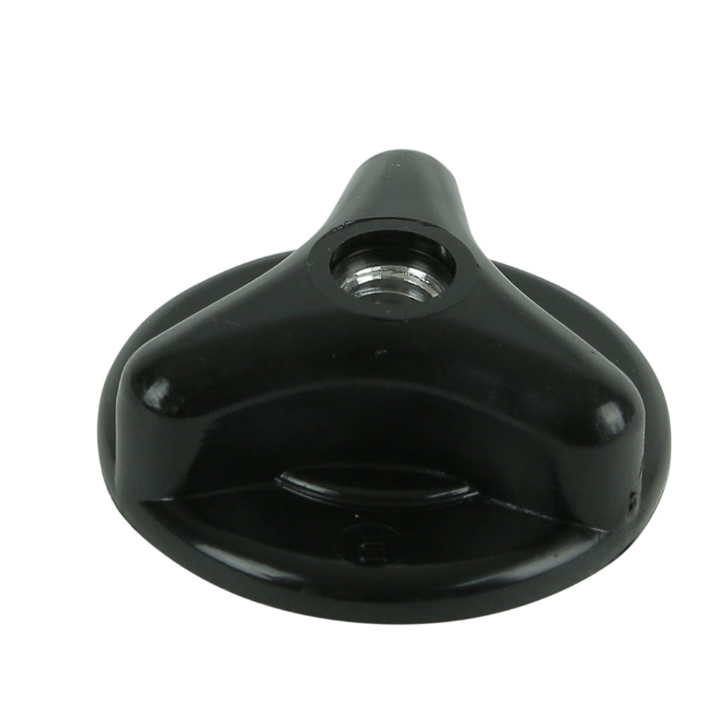 BLACK PLASTIC RIGHT HAND THREADED MANUAL FEED NYLON