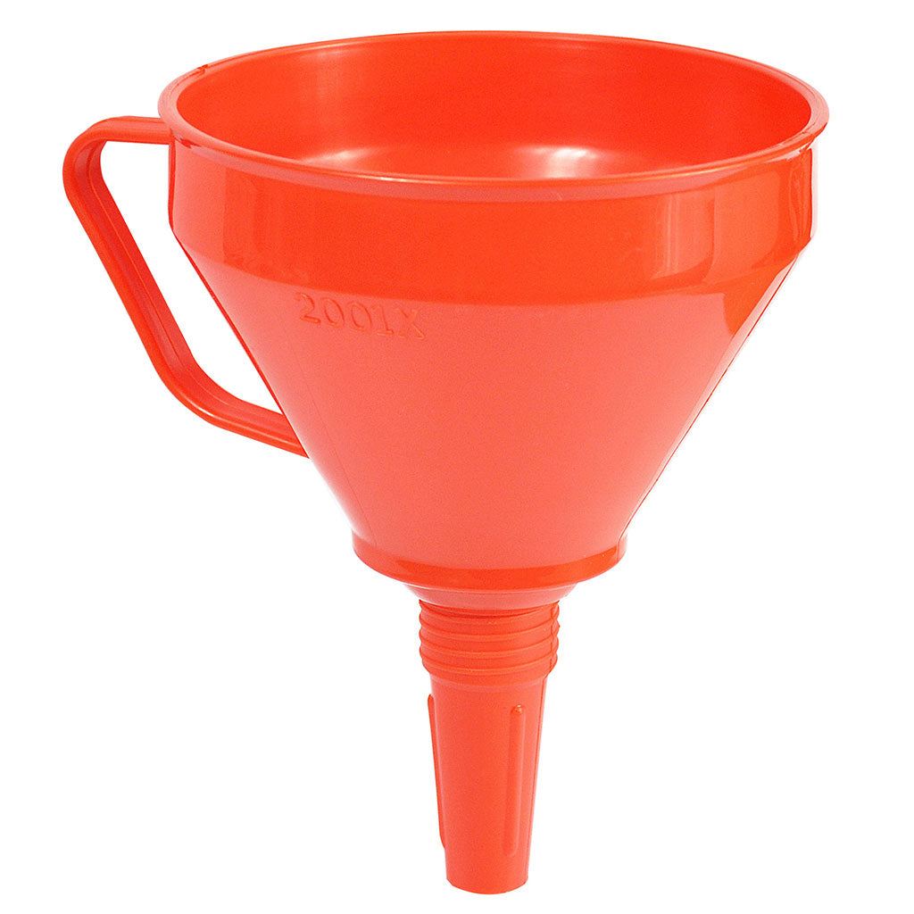 FUNNEL PLASTIC W/ REMOVABLE FILTER 6-1/2"