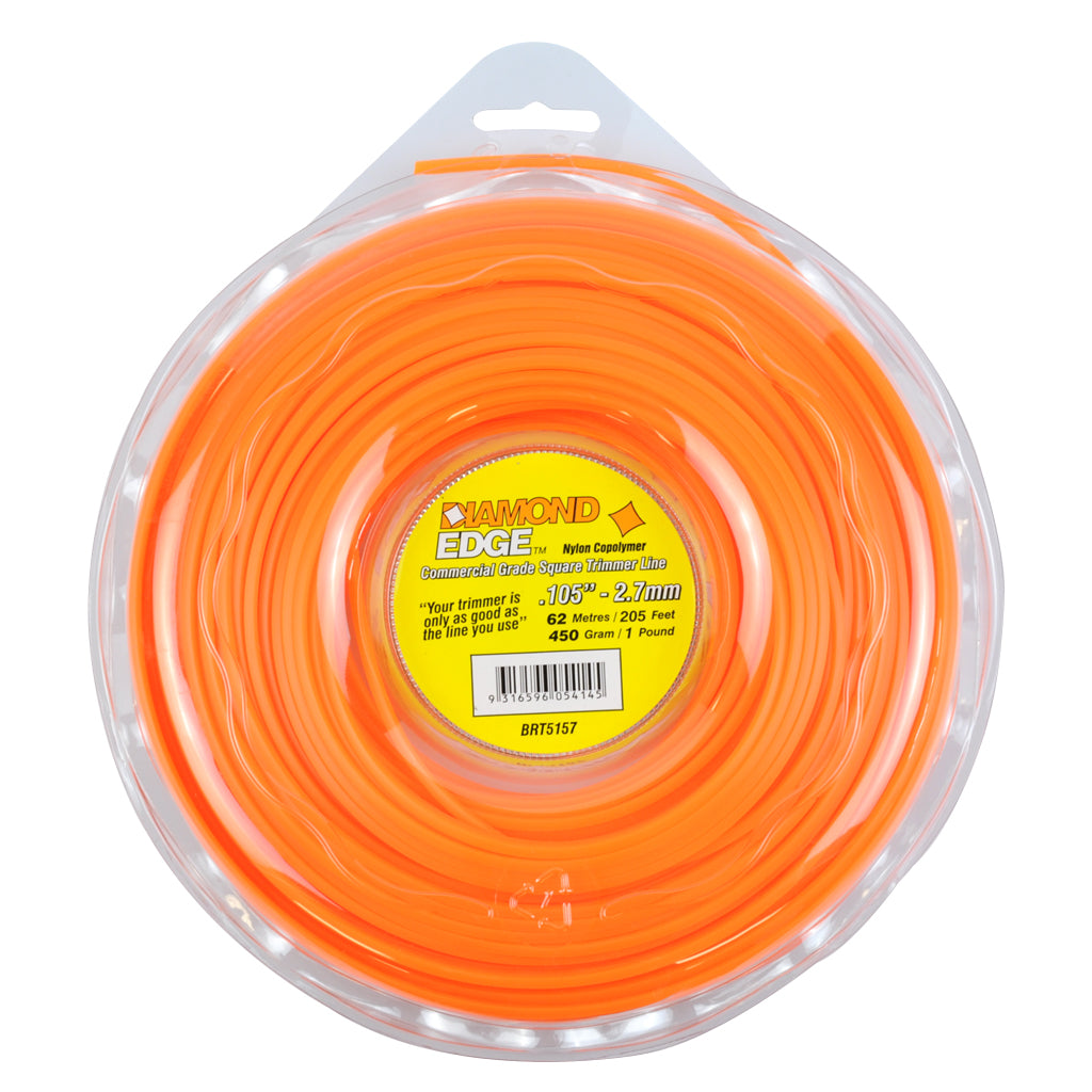 DIAMOND EDGE TRIMMER LINE .105" / 2.70MM DONUT