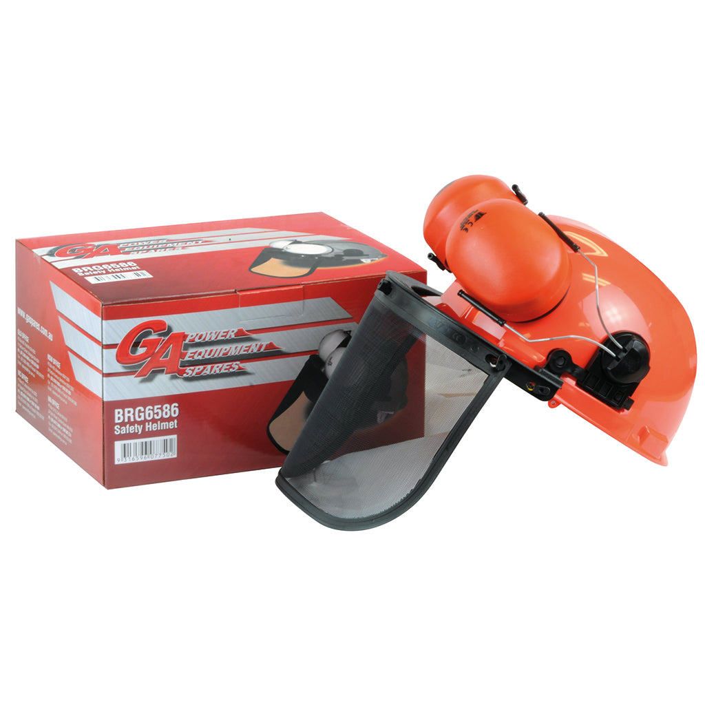 SAFETY HELMET KIT (ORANGE) INC HELMET / EARMUFFS / VISOR