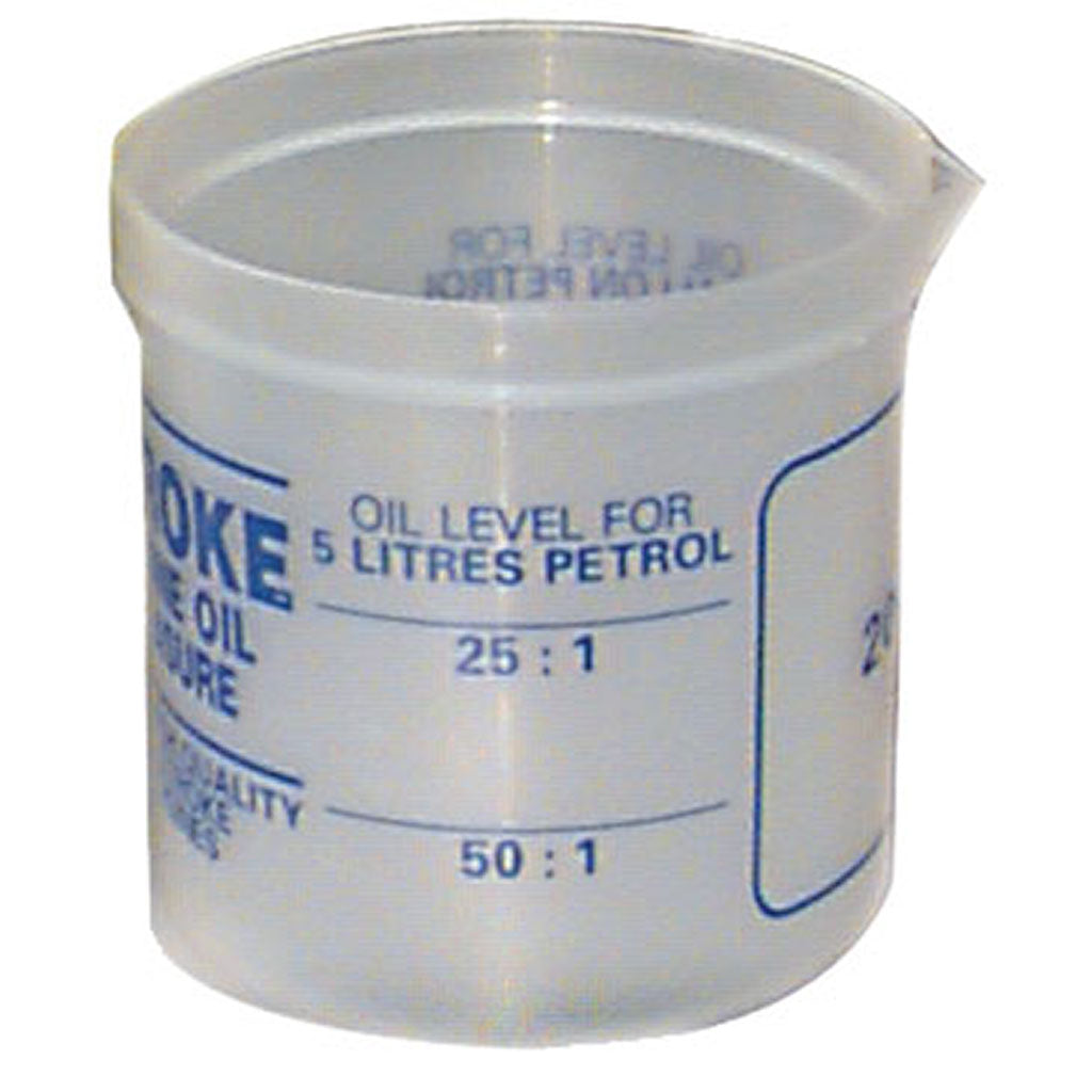 PLASTIC MEASURING CUP SUITS 2-STROKE OIL