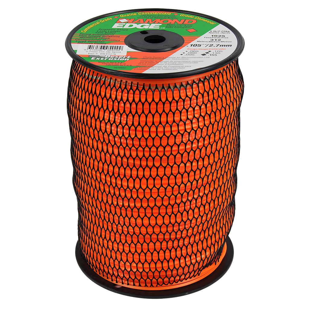 DIAMOND EDGE TRIMMER LINE .105" / 2.70MM SPOOL