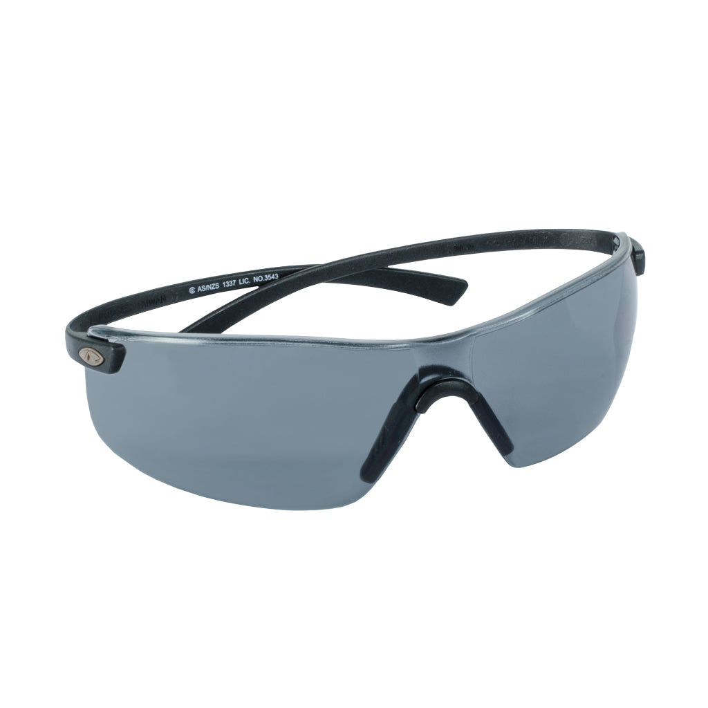 VIVA SMOKE LENS SAFETY GLASSES RIMLESS & SPORTY WRAP AROUND