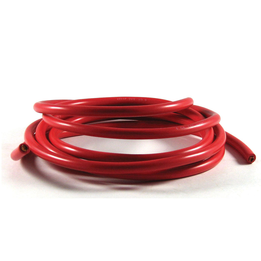 BATTERY CABLE 10' X 6 GAUGE (RED)