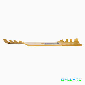 GOLD Hybrid Mower Blades: 16 1/2" Long, 2.5" Wide, 5/8" Center Hole