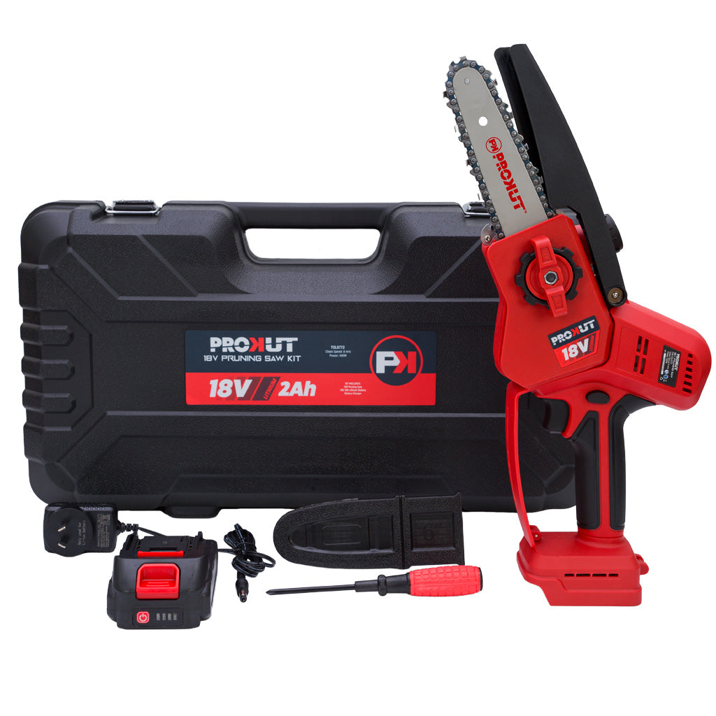 PROKUT 18V BATTERY POWERED PRUNING SAW KIT
