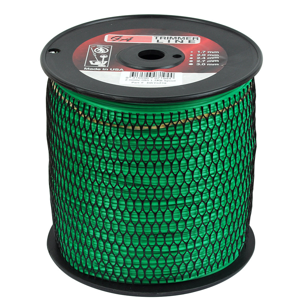 PRO FIT TRIMMER LINE GREEN .080" / 2.00MM SPOOL