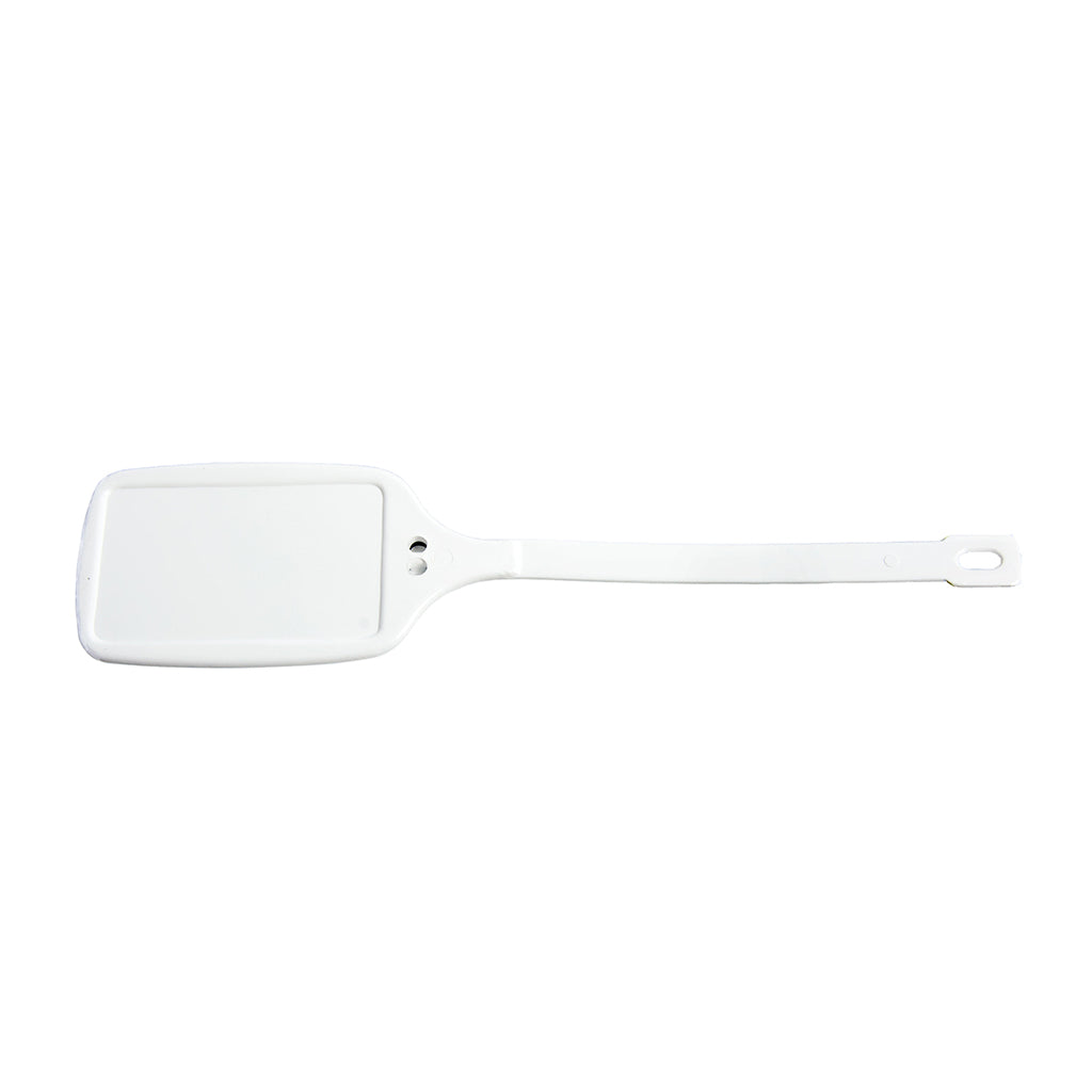 IDENTIFICATION & FUEL TAGS BLANK PLASTIC WHITE (10 PACK)