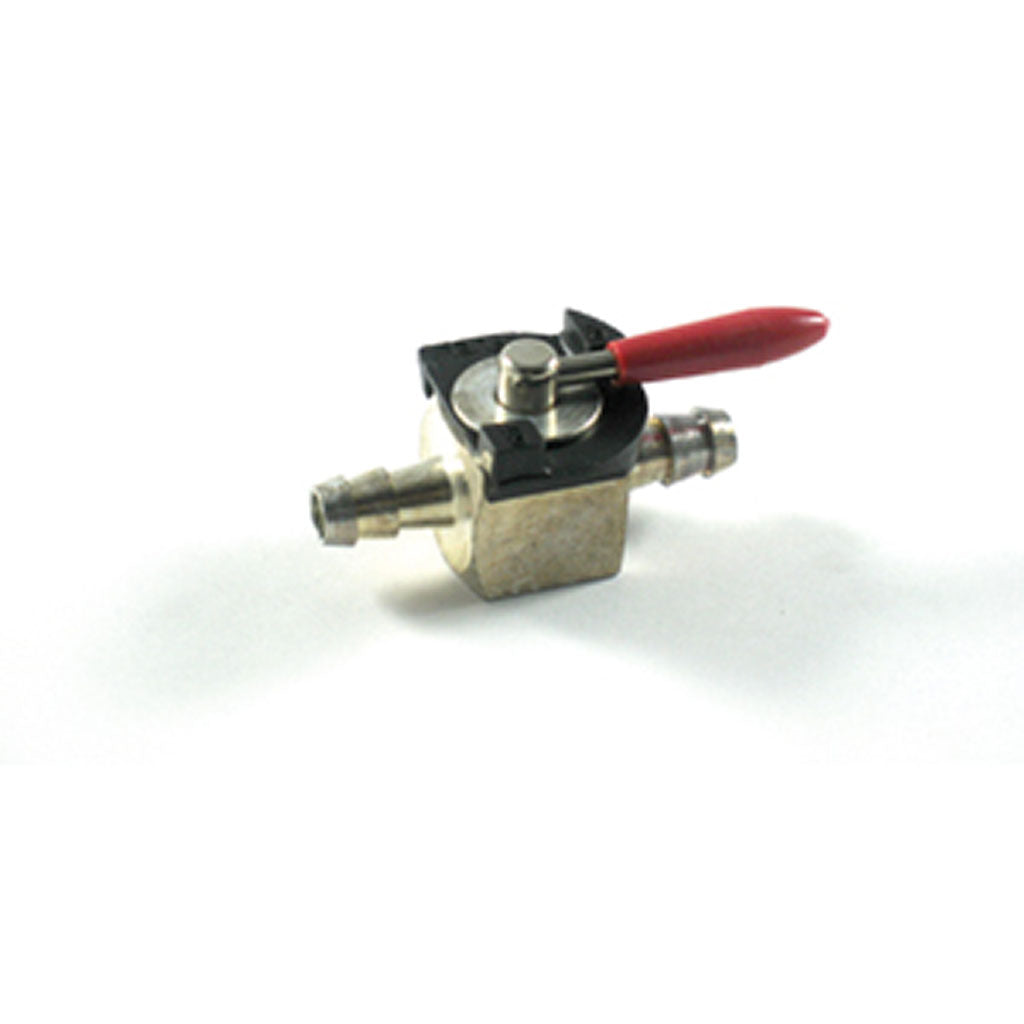 INLINE PETROL TAP METAL W/ 1/4" BARBS