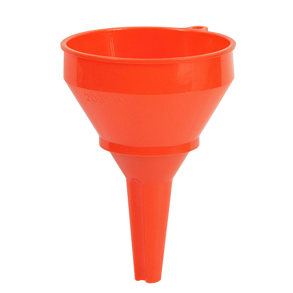 FUNNEL PLASTIC W/ REMOVABLE MESH FILTER 4"