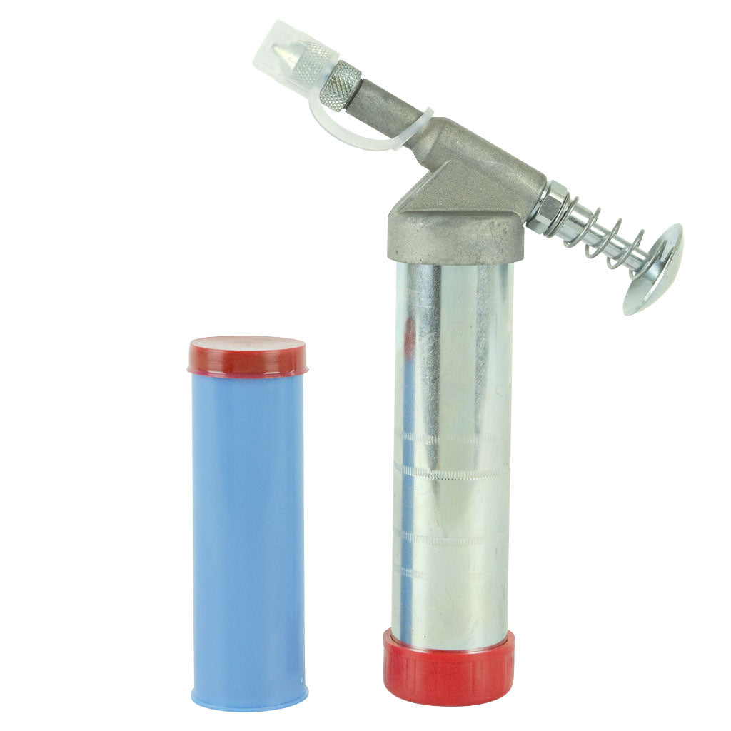 CHAINSAW STEEL GREASE GUN PREMIUM THUMB OPERATED