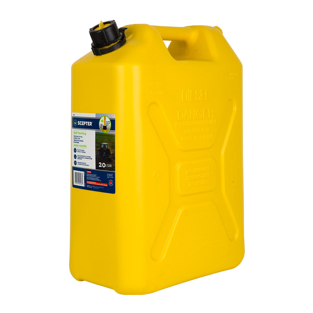 SCEPTER DIESEL FUEL CAN YELLOW 20L