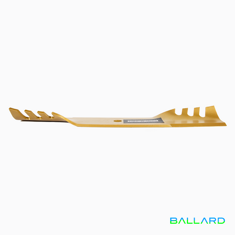 Gold Hybrid Mower Blades 14 3/4" Long, 2.5" Wide, 5/8 " Center Hole