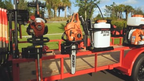 Equipment Defender Chainsaw Rack