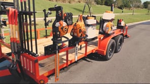 Equipment Defender Double Sided Hedge Trimmer Rack