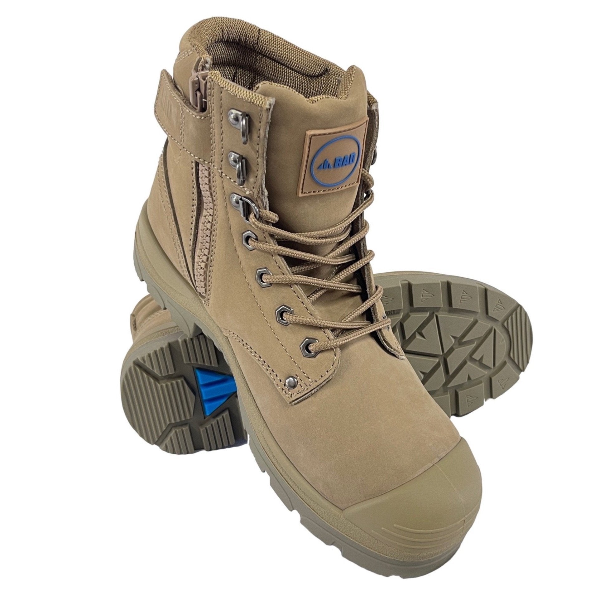 BAD STORM ZIP SIDE SAFETY WORK BOOTS Catch Pro Australia