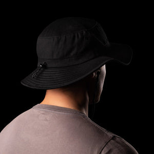 BAD SUN PROTECTION WIDE BRIM BLACK HAT