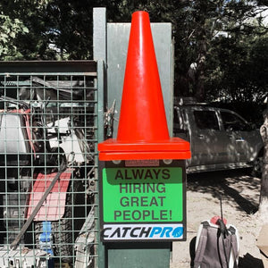 Cone Caddy With Marketing Sign - Catch Pro Australia